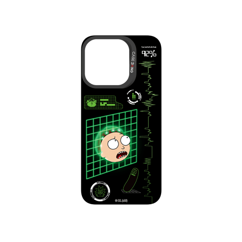 Grid Scan Morty Snap-On Phone Case