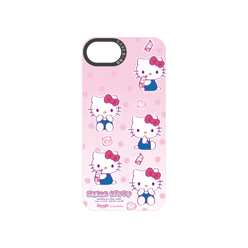 Kitty Sticker snap-on phone case cover for iPhone 15 – Sanrio Hello Kitty | CaseBang
