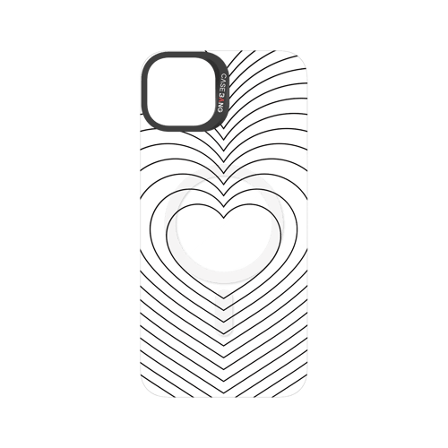 Concentric Heart Snap-On Phone Case