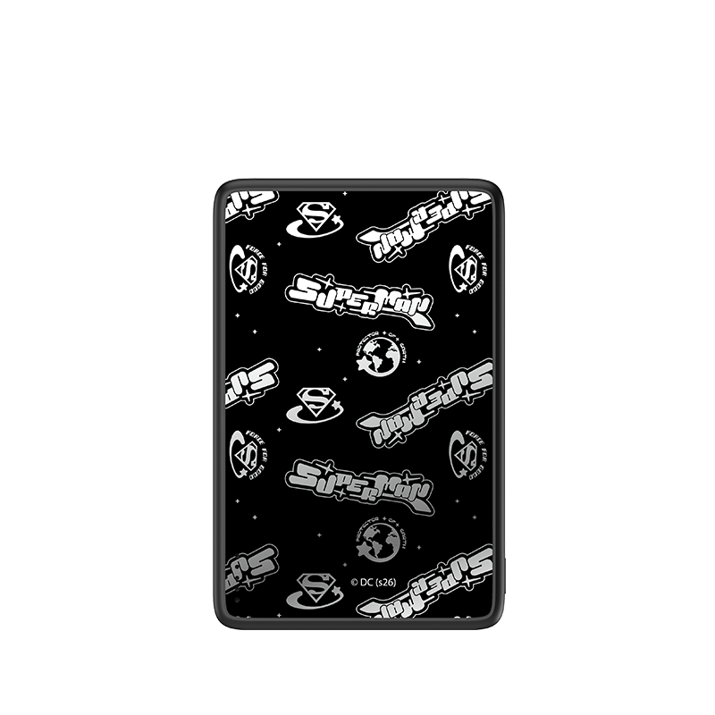 Black Logo Magnetic Power Bank