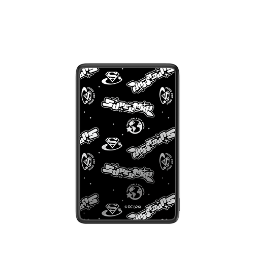 Black Logo Magnetic Power Bank