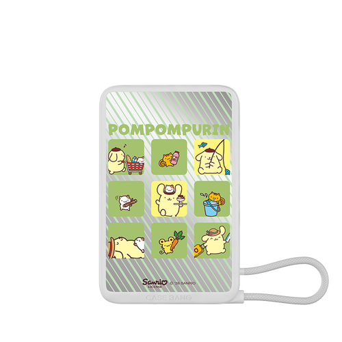 Pom Pom Purin 2.0 Series Power Bank Built in Cable
