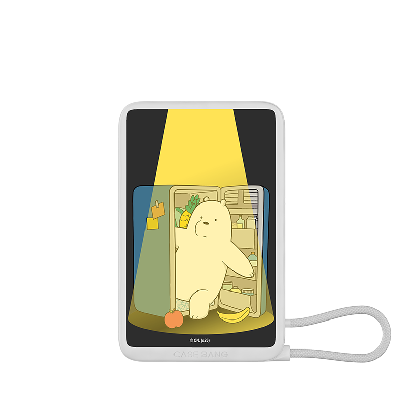 We Bare Bears 2.0 Serie Power Bank Built in Cable