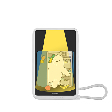 We Bare Bears 2.0 Serie Power Bank Built in Cable