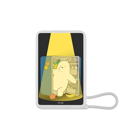 We Bare Bears 2.0 Serie Power Bank Built in Cable