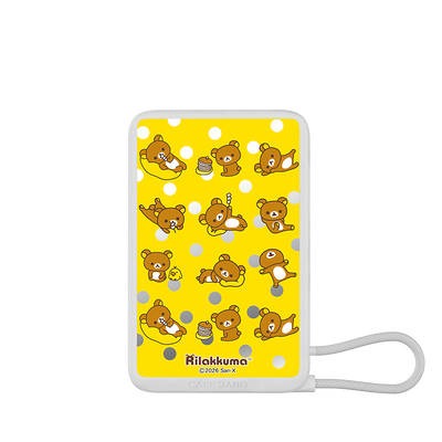 Rilakkuma Series Power Bank Built in Cable