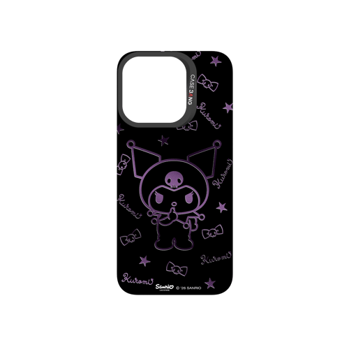 Neon Outline Kuromi Snap-On Phone Case