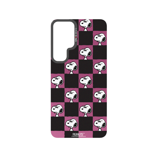 Snoopy Checkerboard Snap-On Phone Case