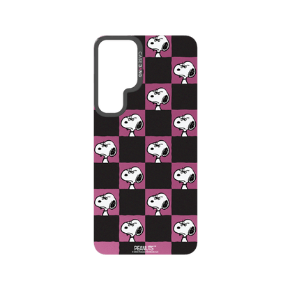 Snoopy Checkerboard Snap-On Phone Case