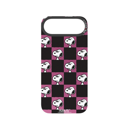 Snoopy Checkerboard Snap-On Phone Case