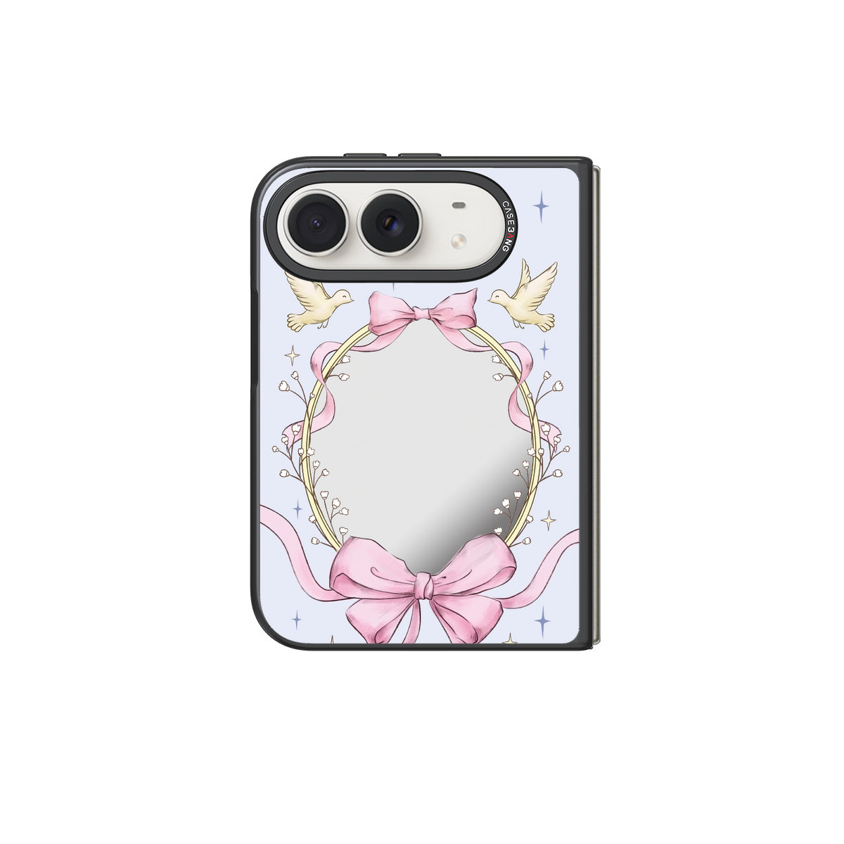 Magic Mirror Bow Snap-On Phone Case – iPhone Duo Snap-On Cover
