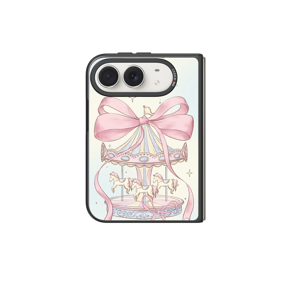 Carousel Bow Snap-On Phone Case – iPhone Duo Snap-On Cover