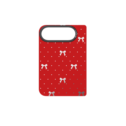 Classic Red Bow iPhone Duo Snap-On Cover