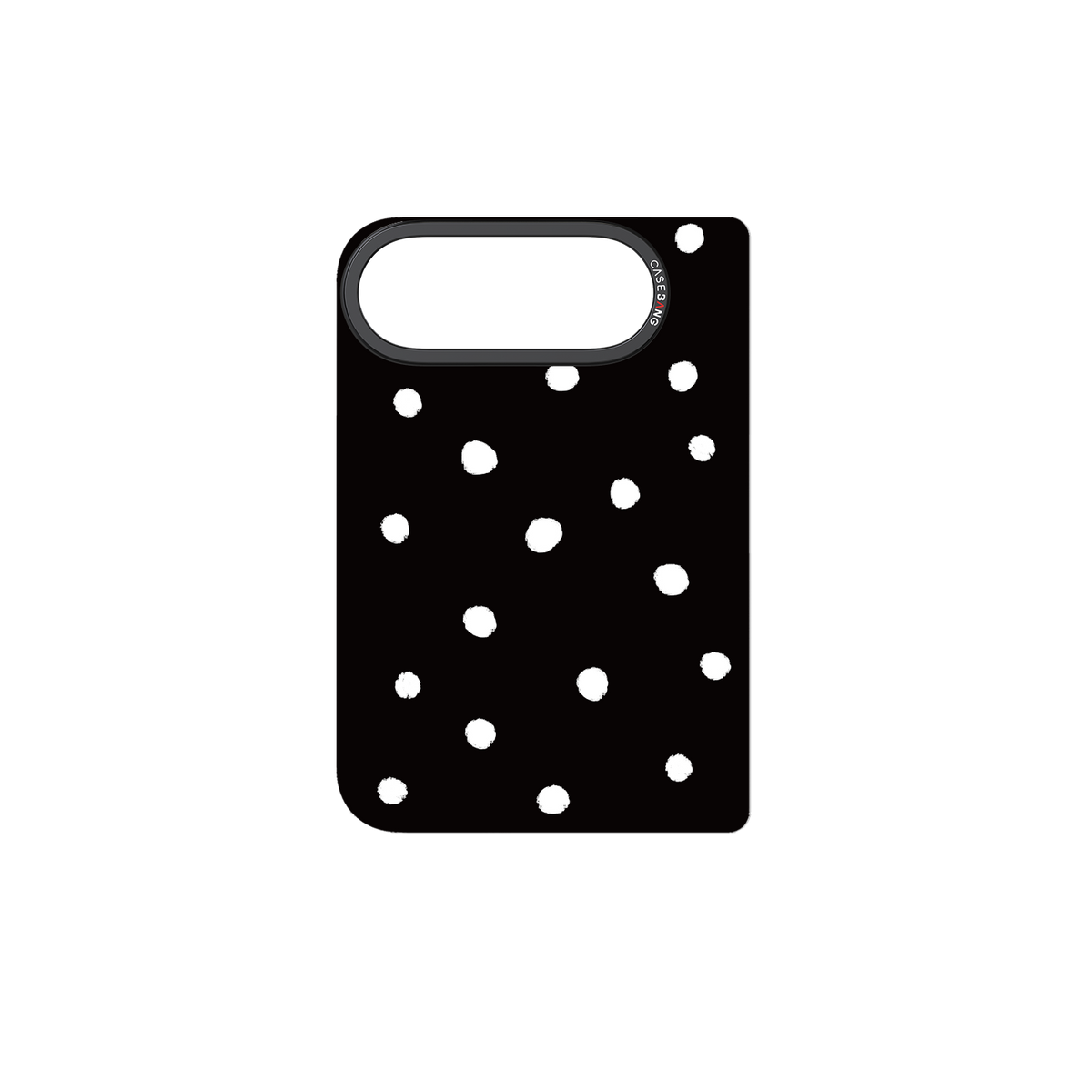 Black Polka Dots iPhone Duo Snap-On Cover