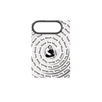 Think Too Much iPhone Duo Snap-On Cover