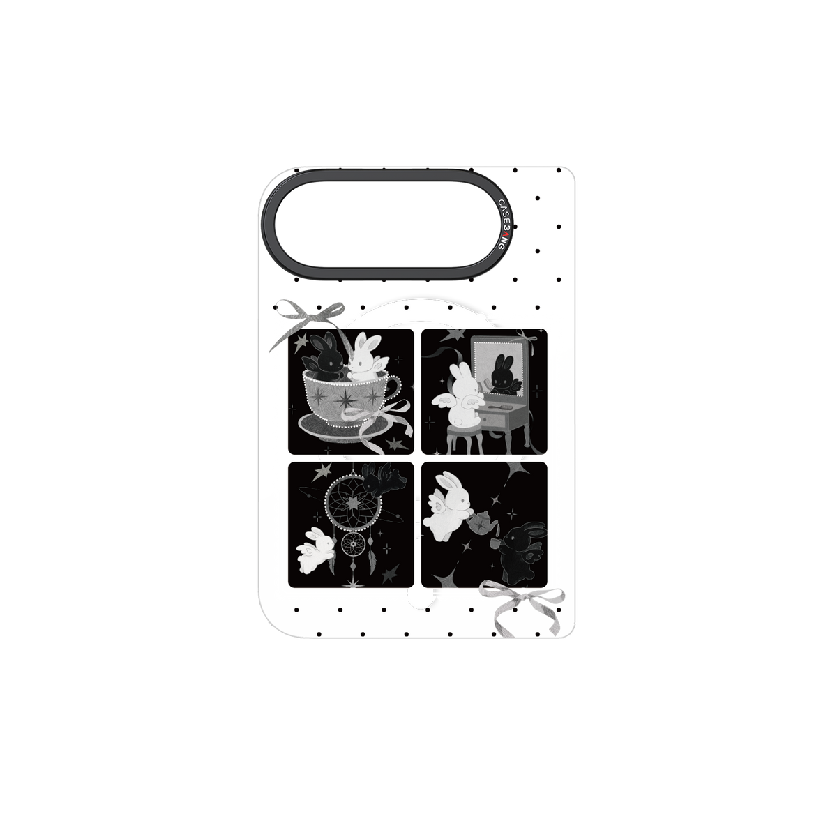 Bunny Collage Grid iPhone Duo Snap-On Cover