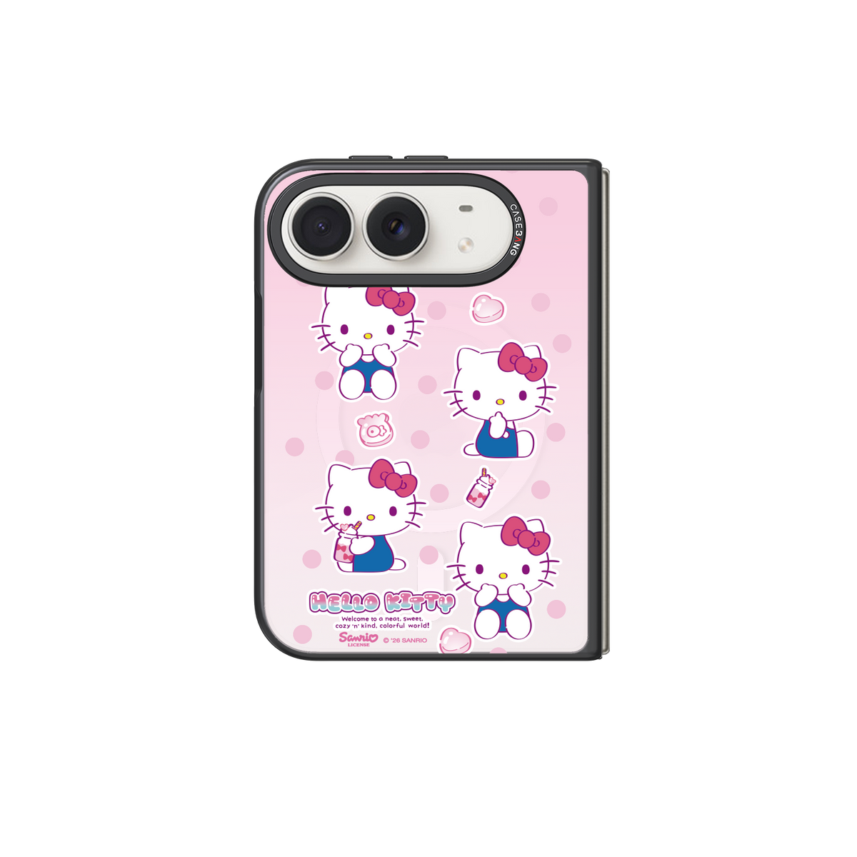 Kitty Sticker Snap-On Cover - iPhone Duo
