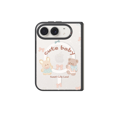 Rabbit And Bear Snap-On Case – iPhone Duo Snap-On Cover