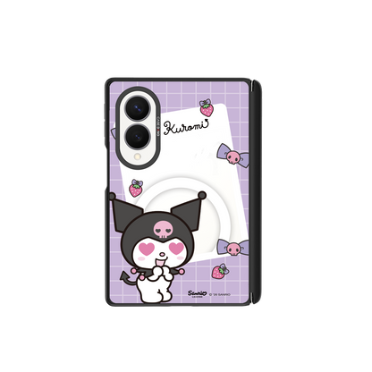 Purple Kuromi Letter Galaxy Z Fold8