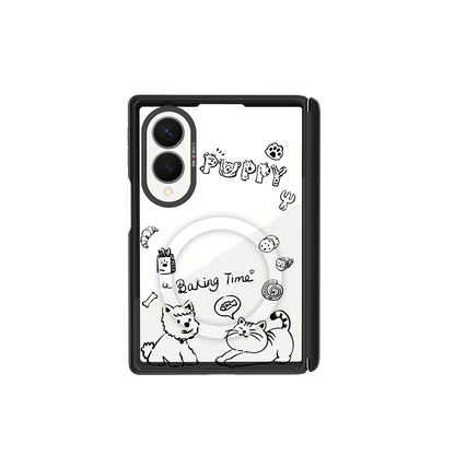 Kat and Puppy Galaxy Z Fold8
