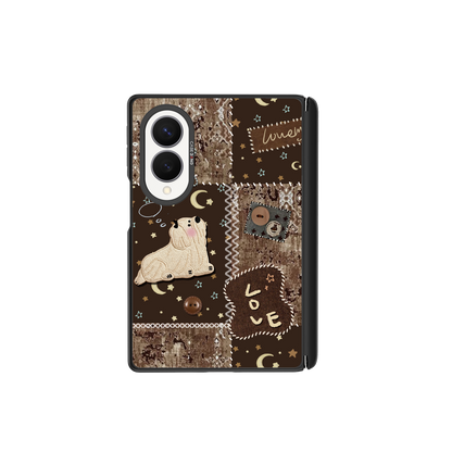 Puppy Hot Chocolate Galaxy Z Fold8