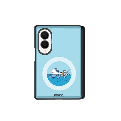 Galaxy Z Fold8 Snoopy Swim Time Back Cover