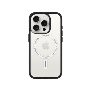 ImagiSnap Snap-On Base Case — iPhone 15 Pro / Clear Black — C.K.CA.AP.KT.BK61