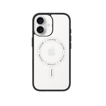 ImagiSnap Snap-On Base Case — iPhone 17 / Clear Black — C.K.CA.AP.KT.BK72
