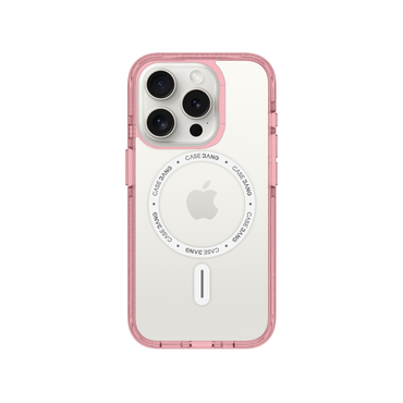 ImagiSnap Snap-On Base Case — iPhone 15 Pro / Clear Pink — C.K.CA.AP.KT.TF61