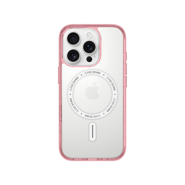 ImagiSnap Snap-On Base Case — iPhone 16 Pro / Clear Pink — C.K.CA.AP.KT.TF65