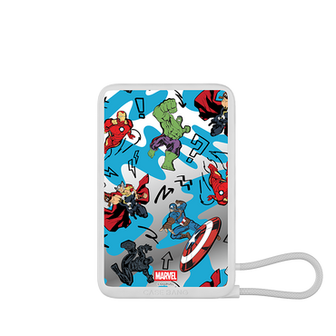 Avengers Power Bank Build-in Cable