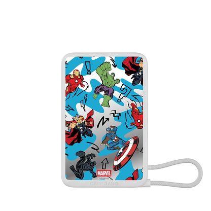 Avengers Power Bank Build-in Cable