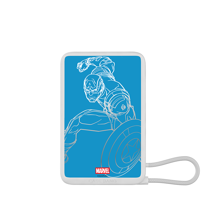 Avengers Power Bank Build-in Cable