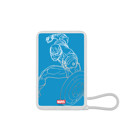 Avengers Power Bank Build-in Cable