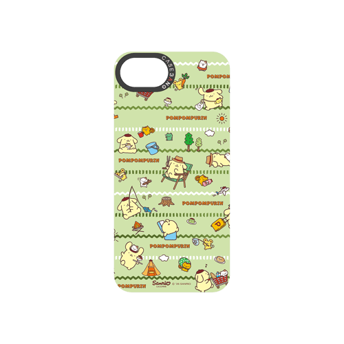Camping Pompom Snap-On Phone Case