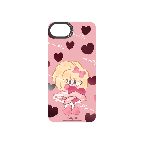Pink Heart Hug Snap-On Phone Case