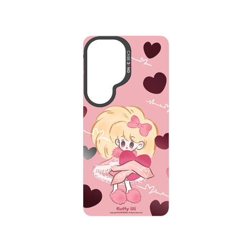 Pink Heart Hug Snap-On Phone Case