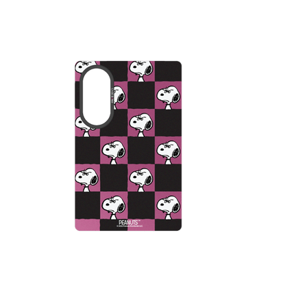 Snoopy Checkerboard Snap-On Phone Case