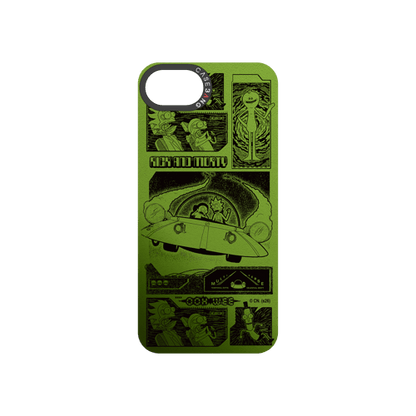 Green Print Snap-On Phone Case