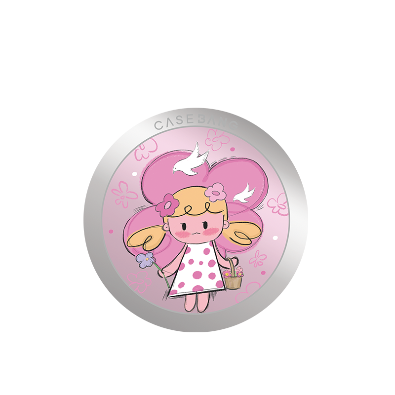 Adoudou Flower and Spring magnetic stand back cover