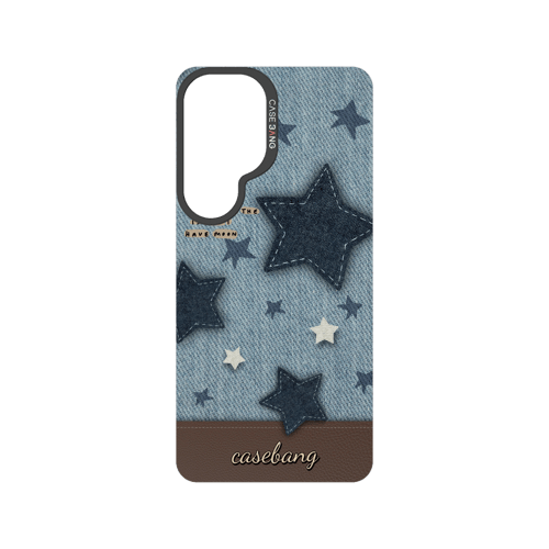 Starry Denim Snap-On Phone Case