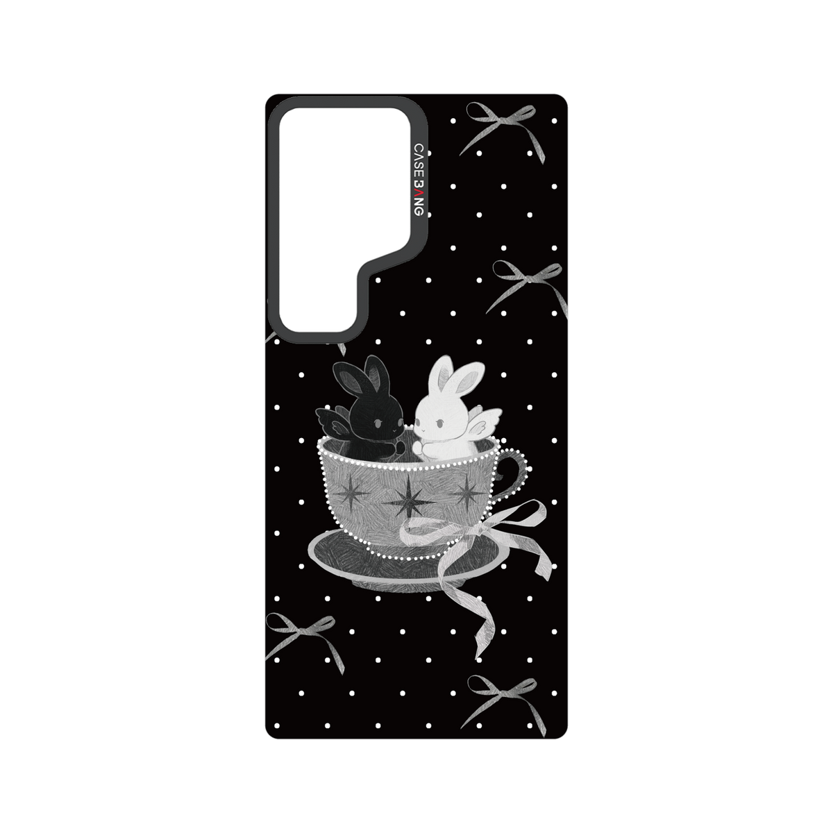Teacup Twin Bunnies Snap-On Phone Case