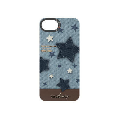 Starry Denim Snap-On Phone Case