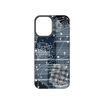 Denim Graffiti Snap-On Phone Case