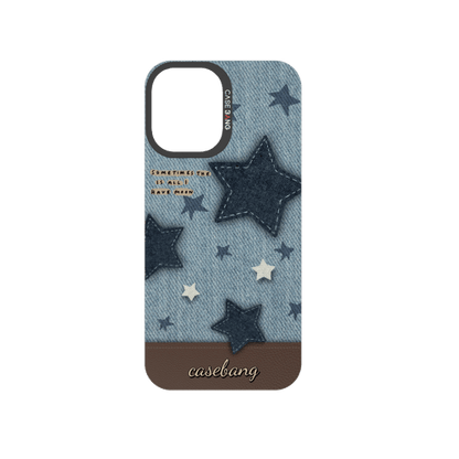 Starry Denim Snap-On Phone Case