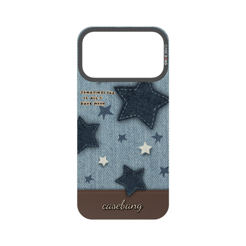 Starry Denim Snap-On Phone Case