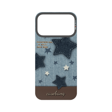 Starry Denim Snap-On Phone Case