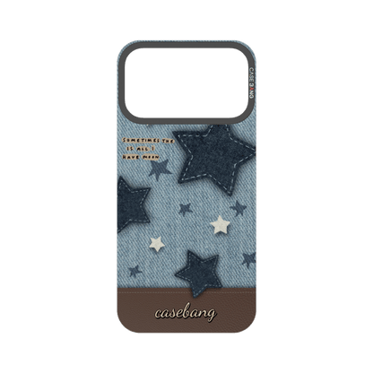 Starry Denim Snap-On Phone Case