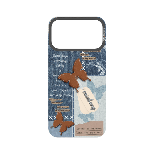 Denim Patchwork Snap-On Phone Case