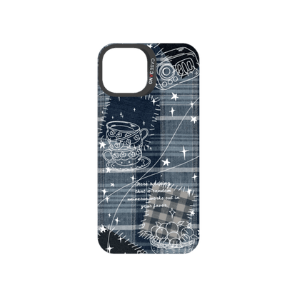Denim Graffiti Snap-On Phone Case